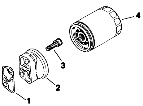 Oil Filter-Engine Kohler Model No. M18qs-24657 (continued)