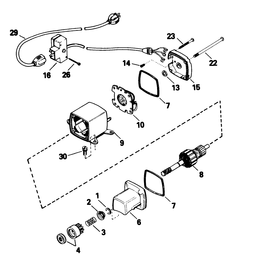 Electric Starter Motor Kit No. 23-3790