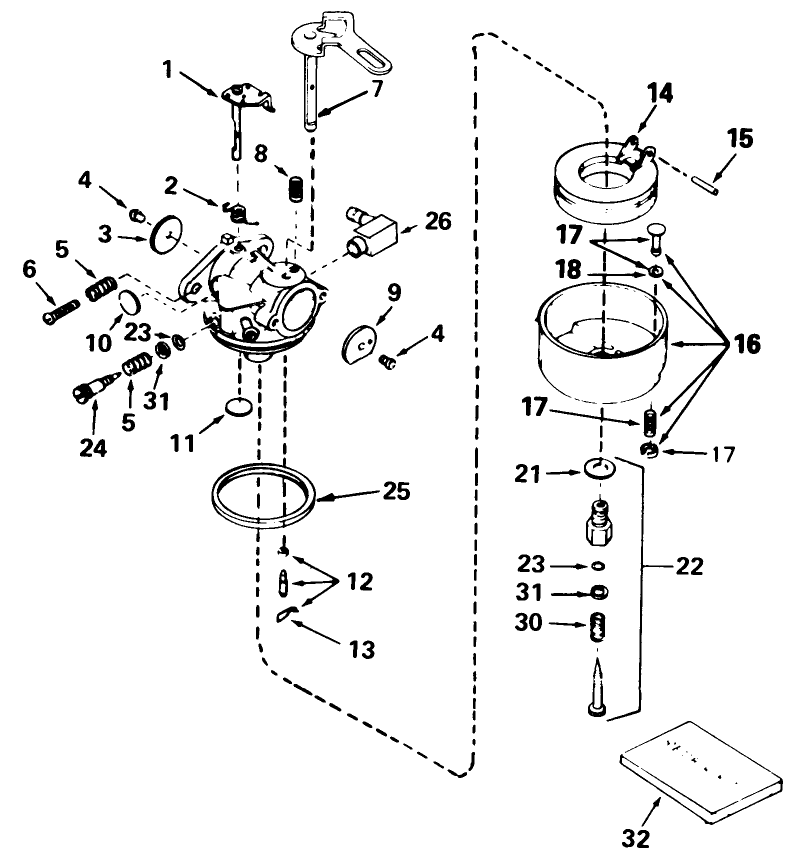 Carburetor No. 632107a