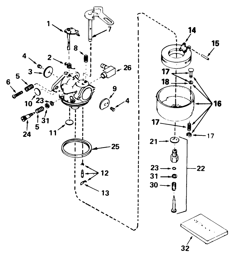 Carburetor No. 632107a