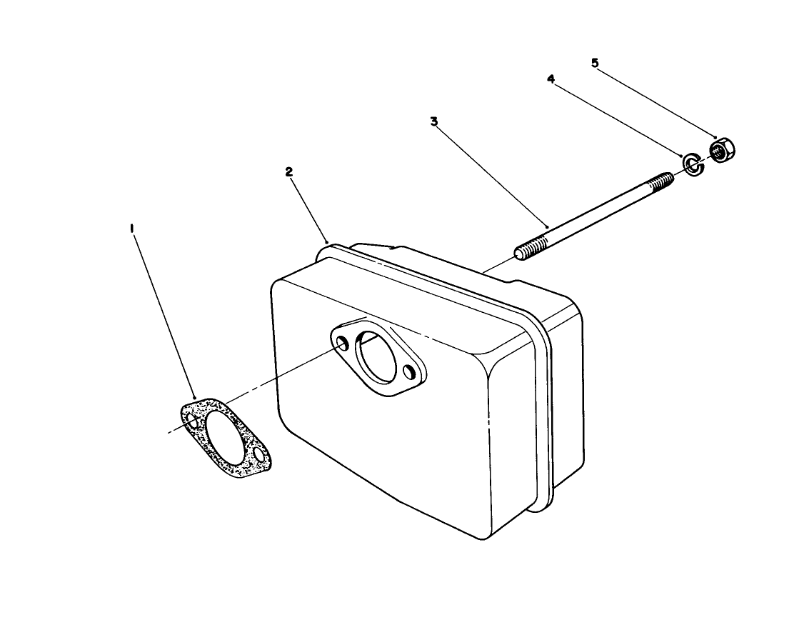 Muffler Assembly(engine Model No. 47pm1-4)