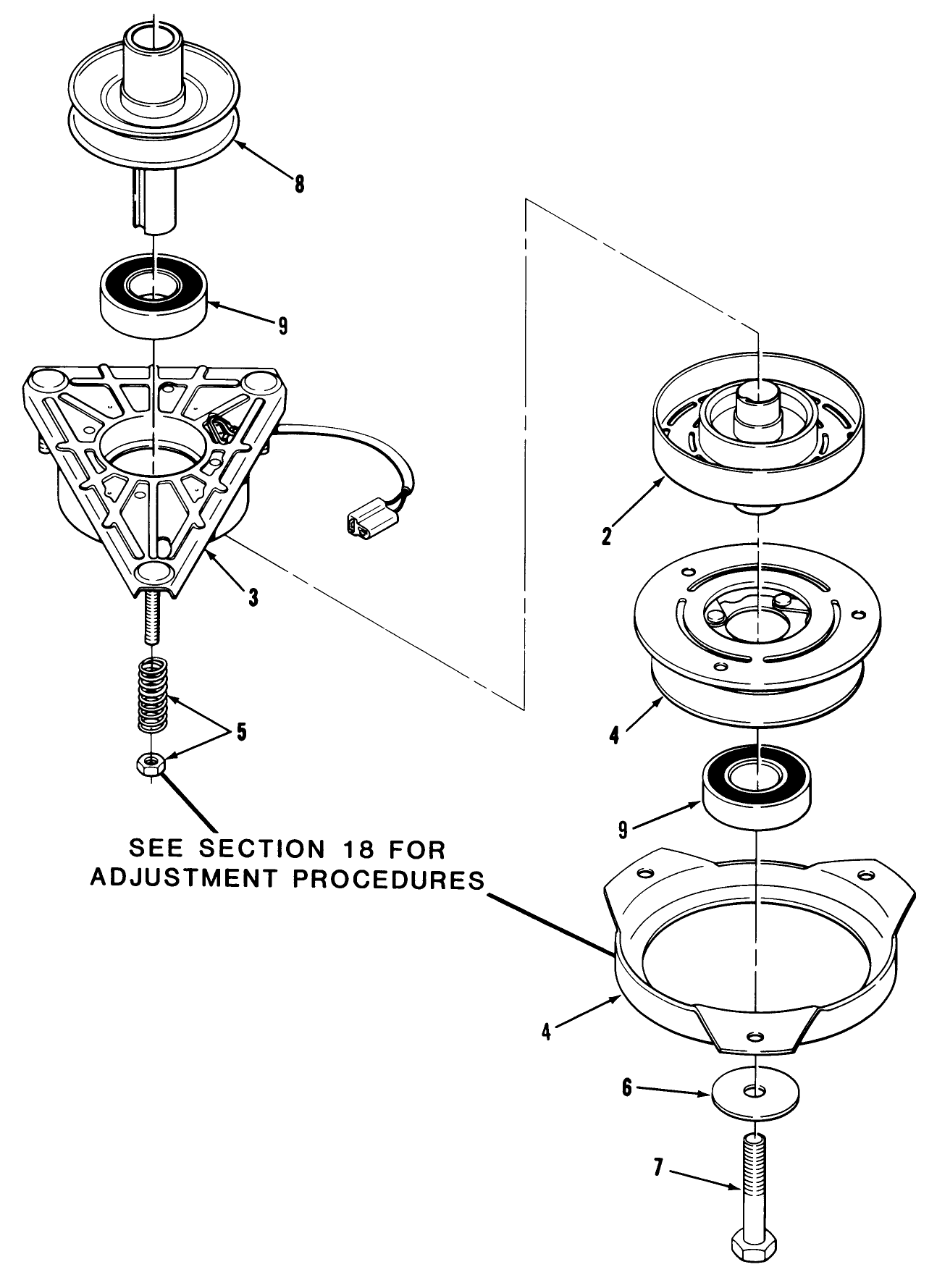 Engine Pulley & Pto Clutch Assembly