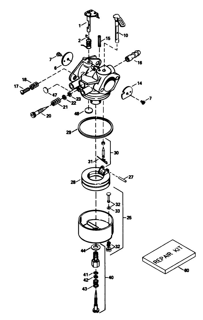 Carburetor No. 632334a