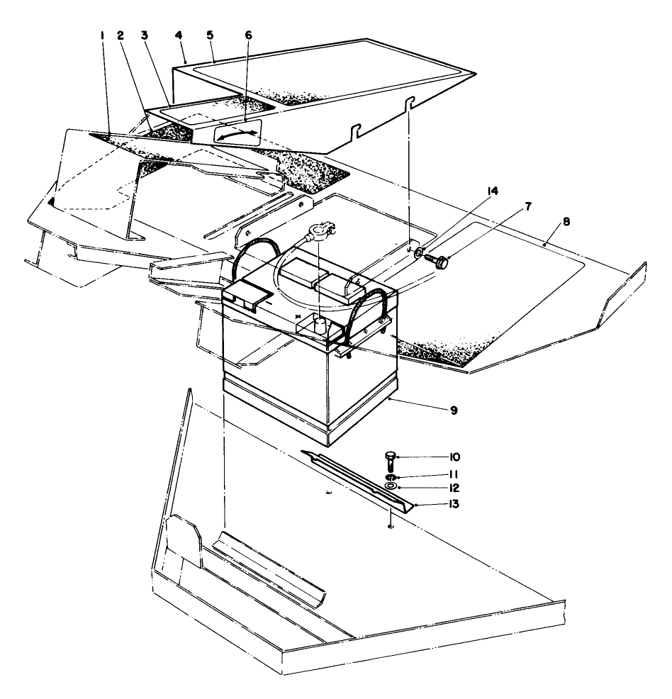 Foot Pads & Battery Assembly