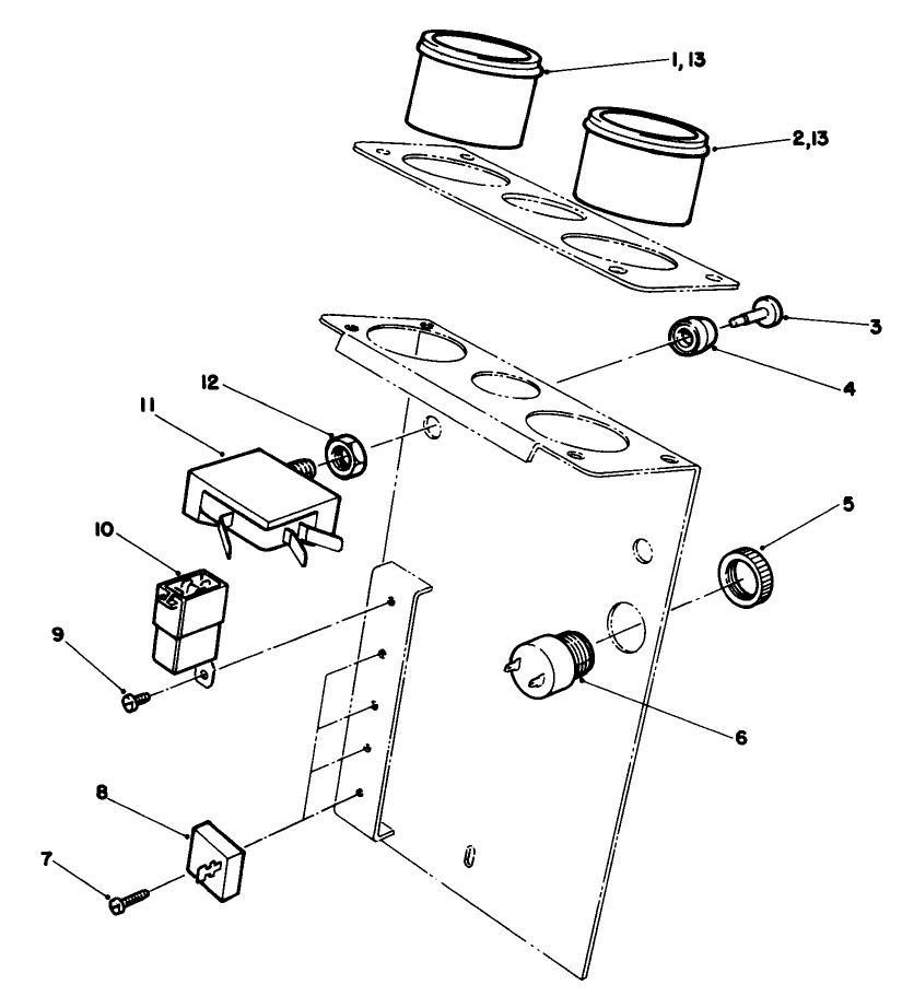 Steering Tower Electrical Assembly