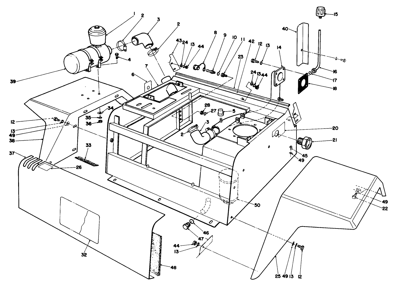 Fenders & Center Console Assembly