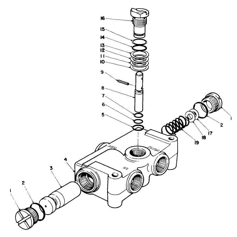 Priority Flow Control Valve Assembly No. 58-5490 (model No. 03700) & 58-5491 (model No. 03701)