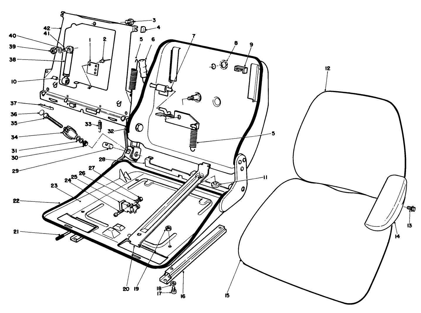 Suspension Seat Assembly