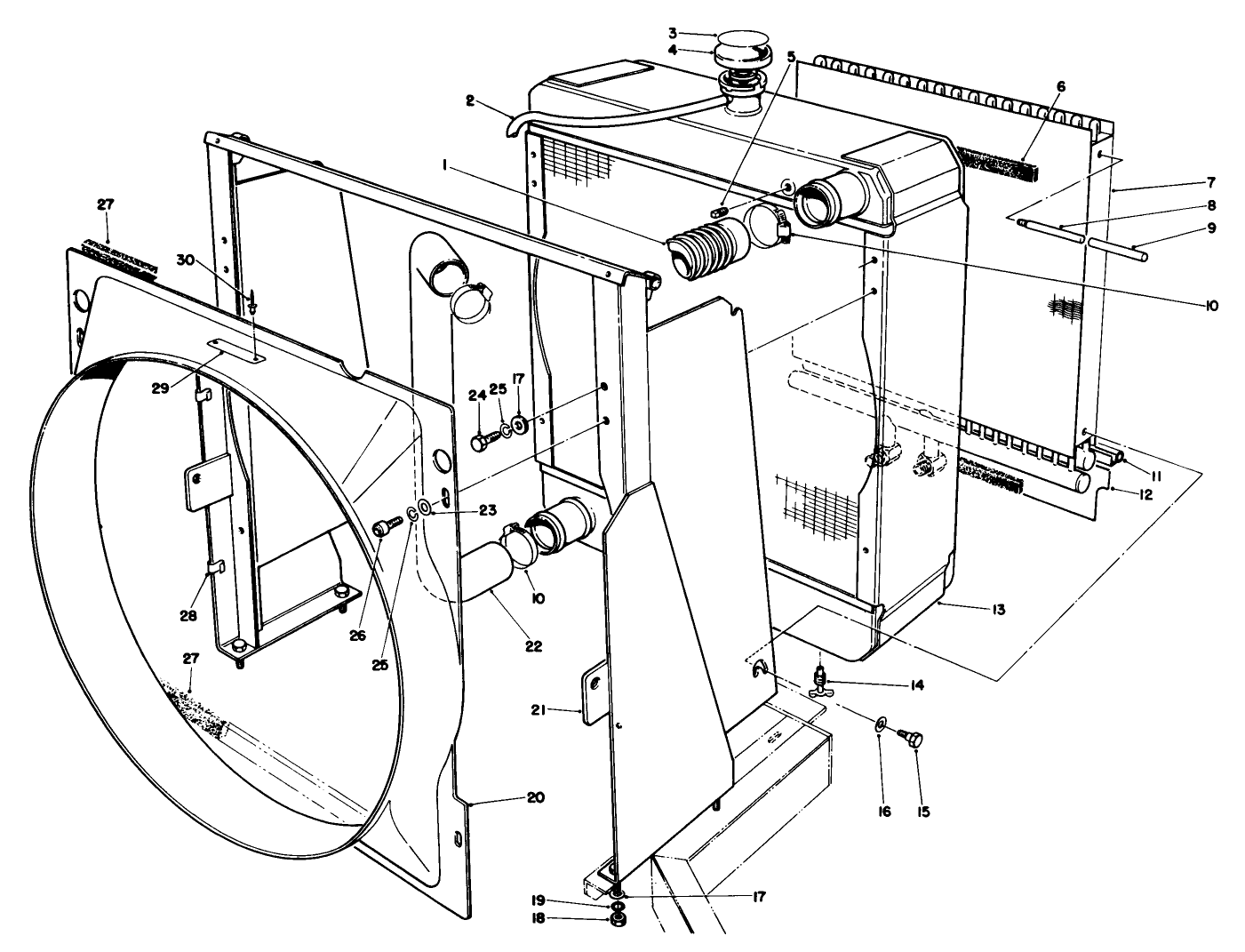 Radiator & Oil Cooler Assembly