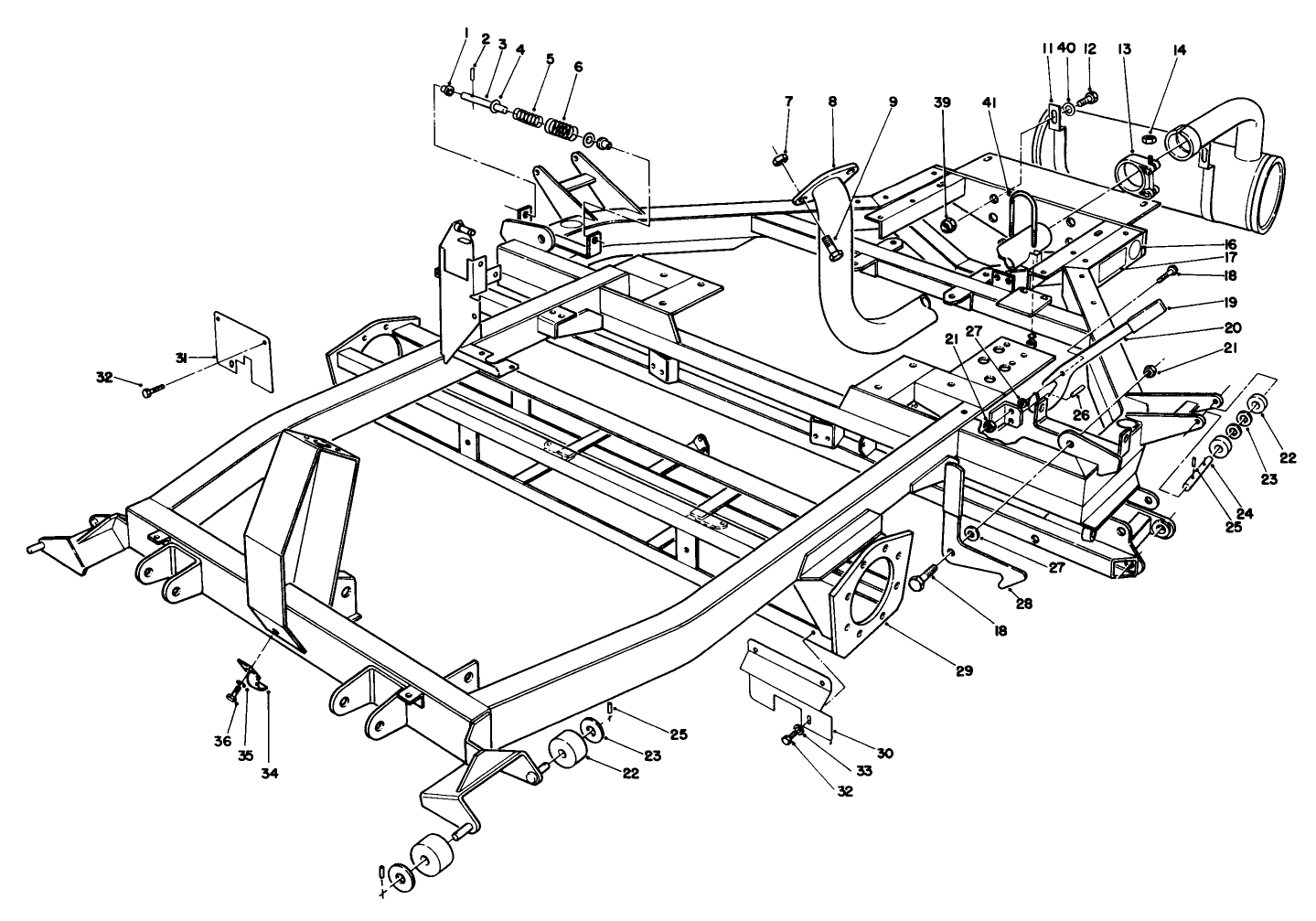 Chassis & Muffler Assembly