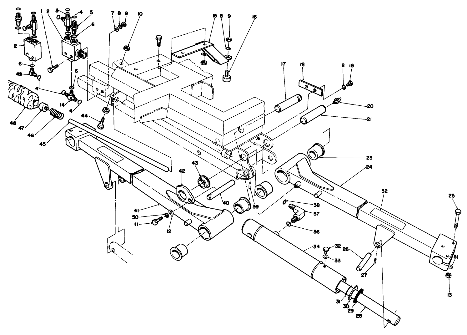 No. 1, 4 & 5 Lift Arms Assembly