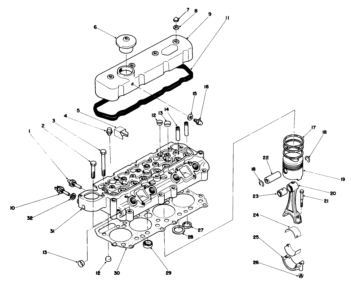 Cylinder Head & Piston Components