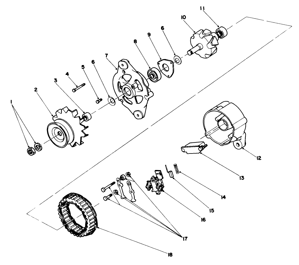 Alternator Assembly No. 60-5420