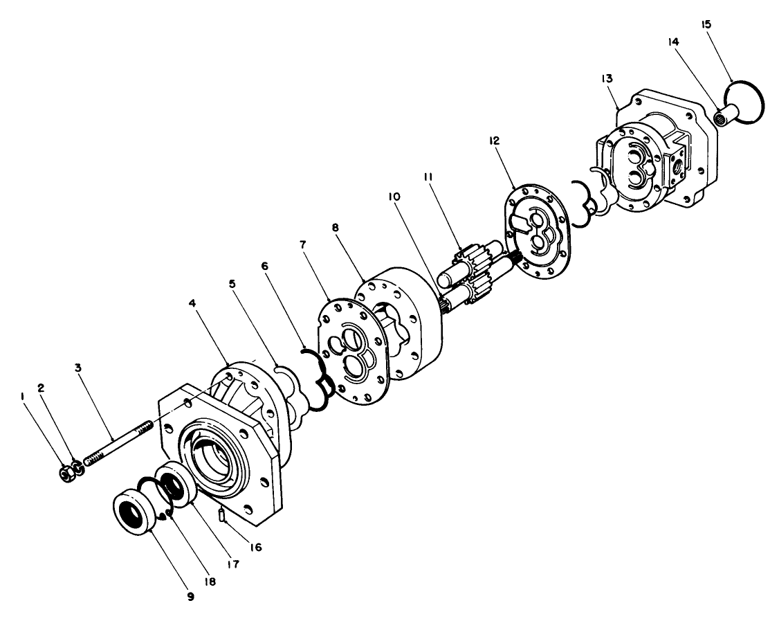 Pump Assembly No. 58-5510 (model 03700) & 58-5511 (model 03701)