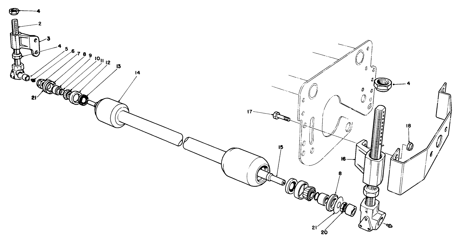 Sectional Roller (set Of 5)** Model No. 03738 (opt)