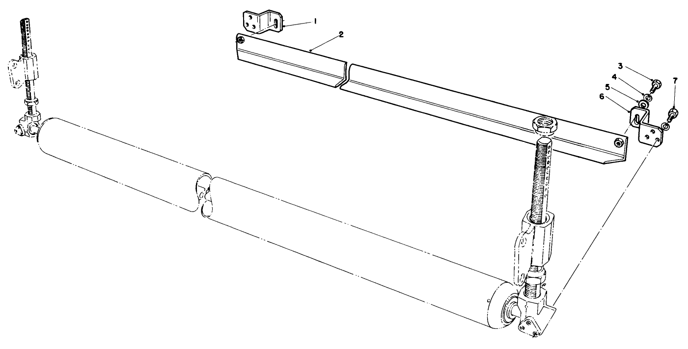 Rear Roller Scraper Kit No. 59-6090 (optional)