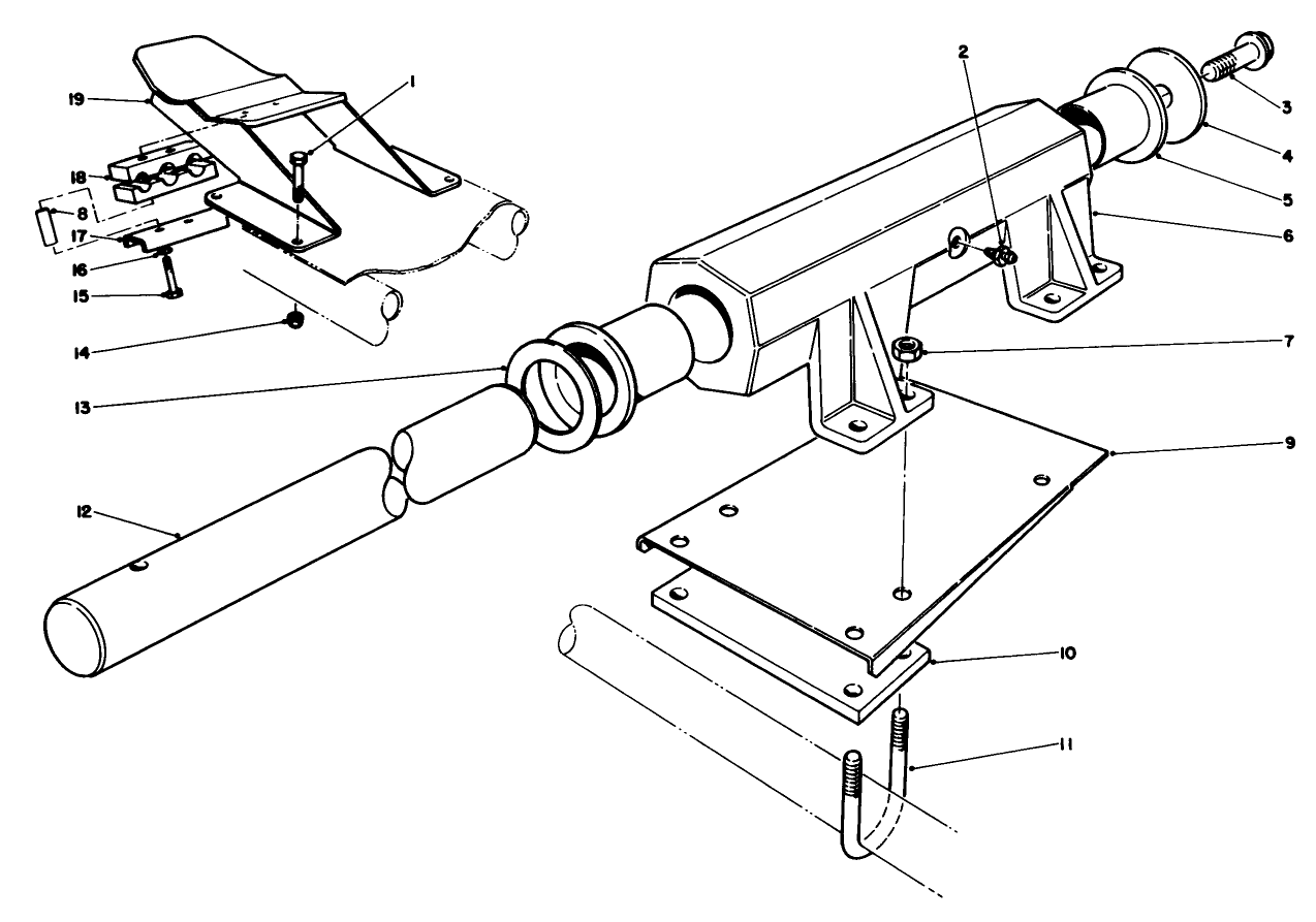 Fixed Head Kit Model No. 03762 (set Of 5)(optional)
