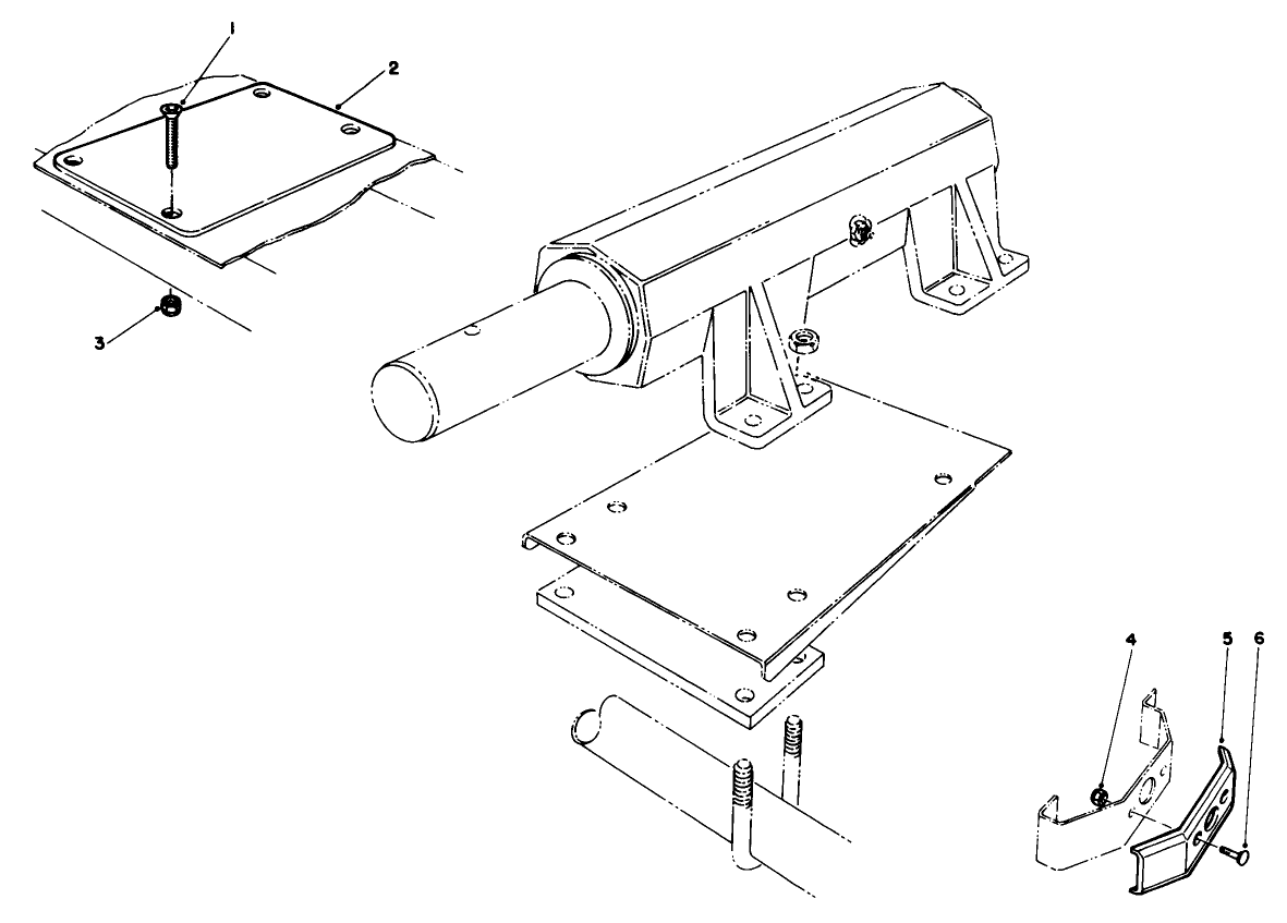 Fixed Head Kit Model No. 03762 (continued)(cutting Unit No. 2 & 3)(set Of 5)