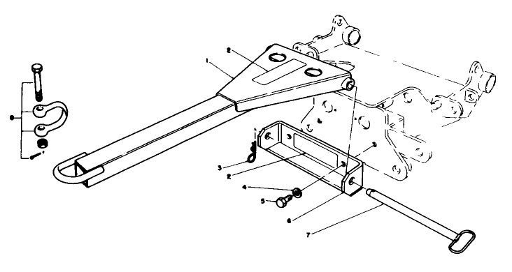 Special Tools-Tow Bar Assembly No. 58-7020