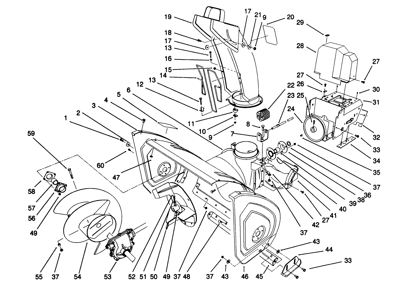 Housing & Chute Assembly