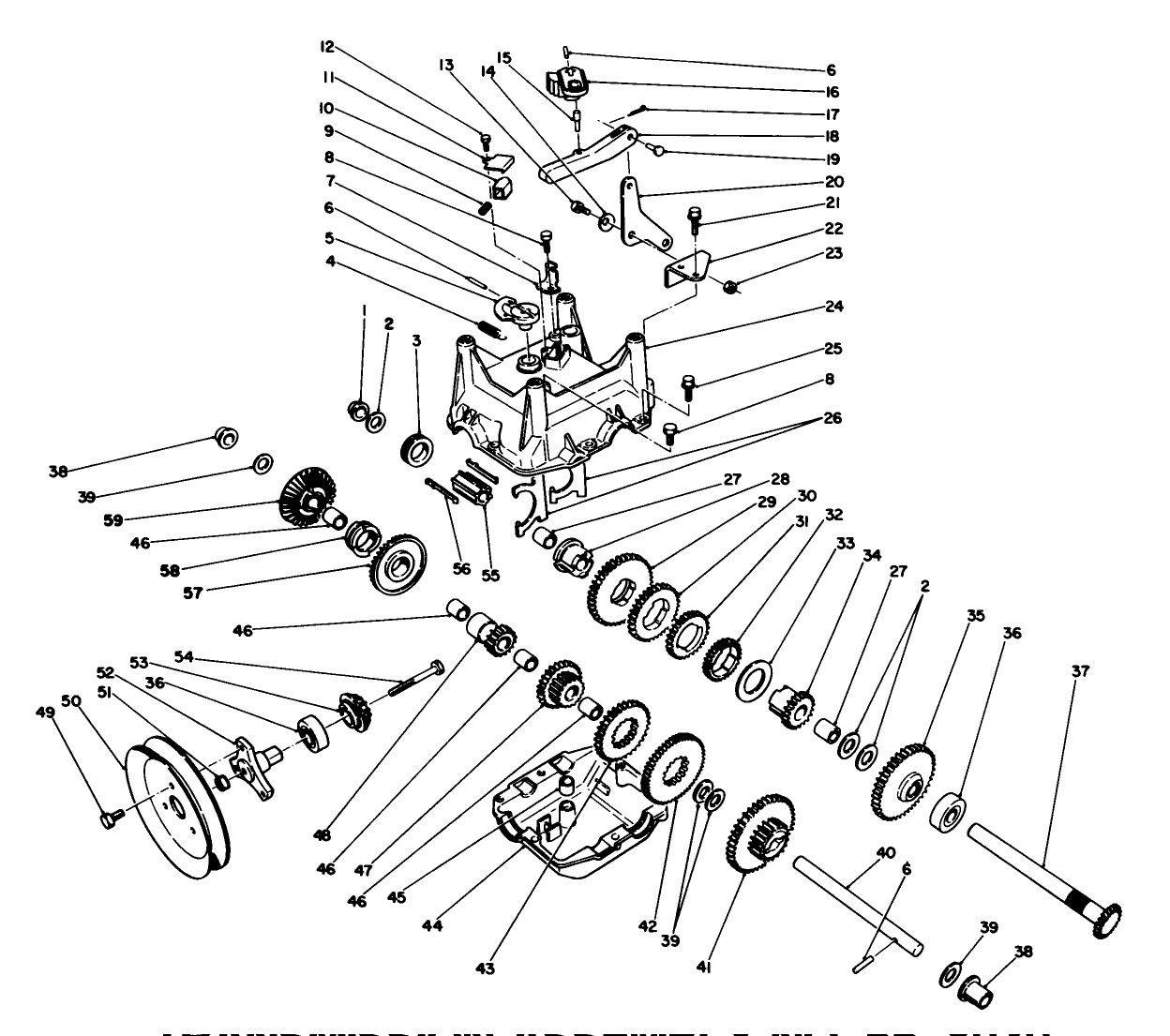 Transmission Assembly No. 66-8030