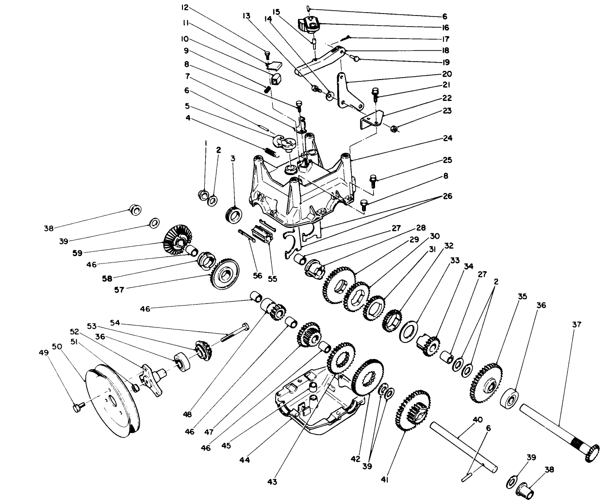 Transmission Assembly No. 66-8030
