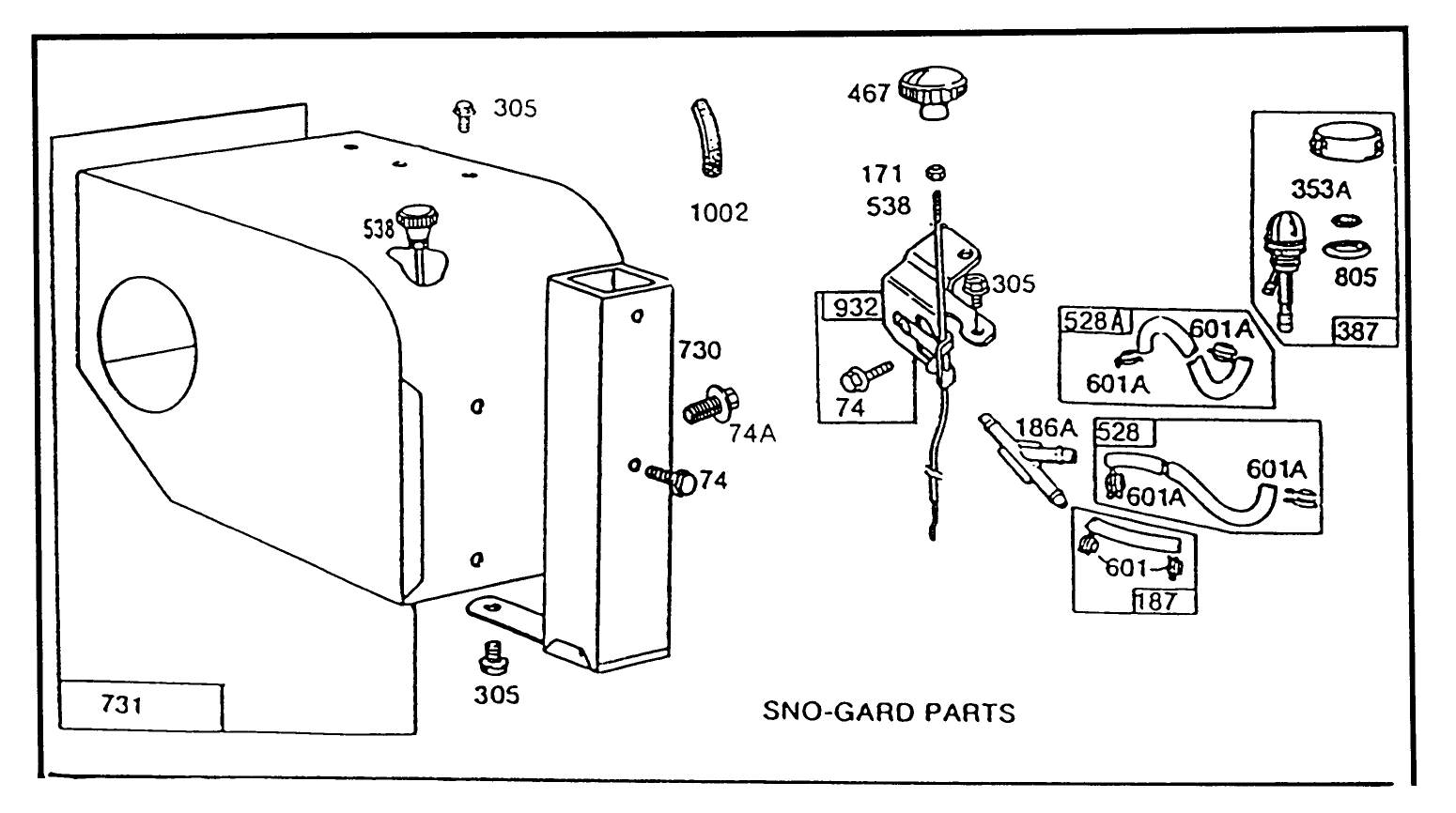 Engine Briggs & Stratton Model 190406 Type 3104-01 (continued)