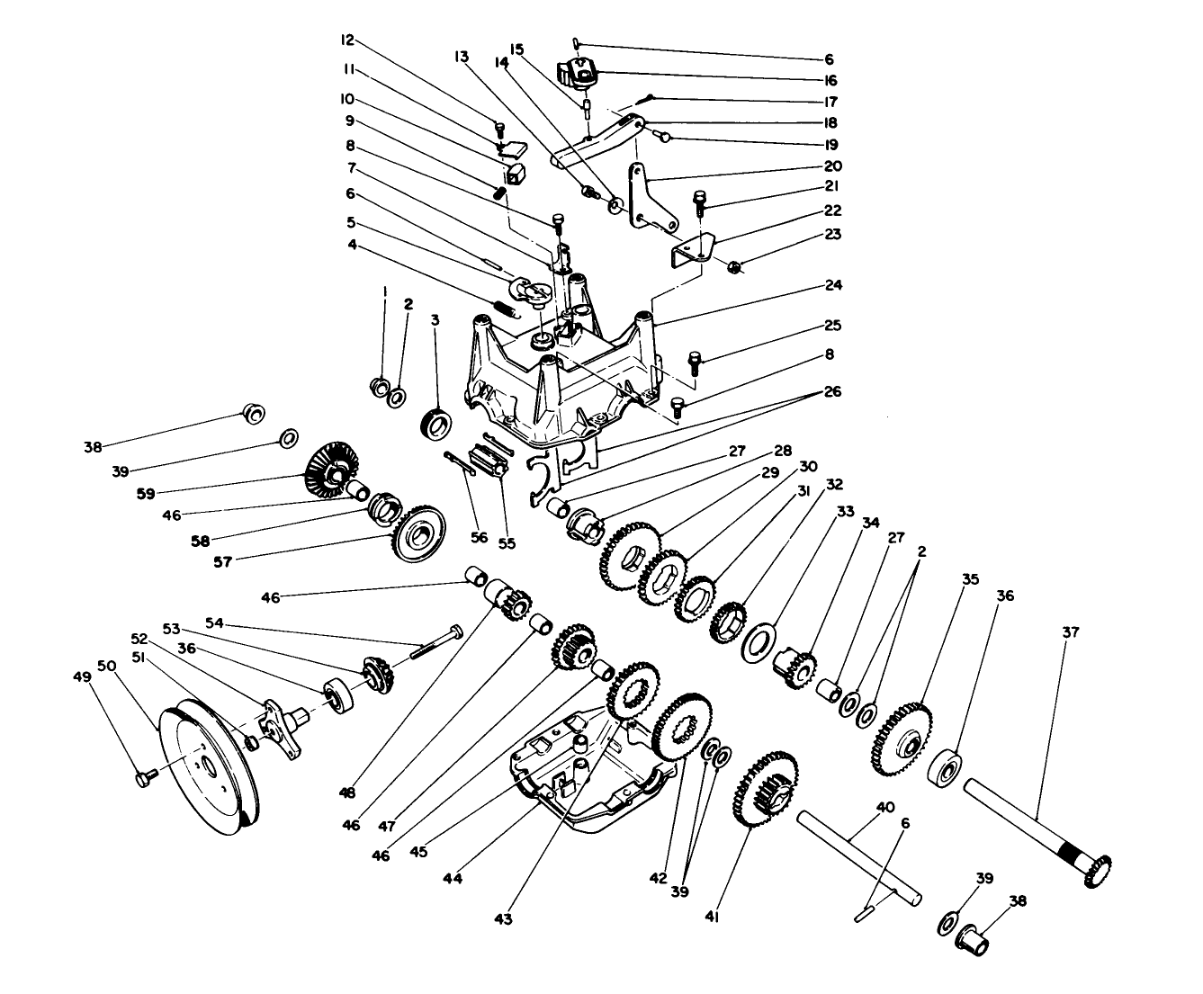 Transmission Assembly No. 66-8030