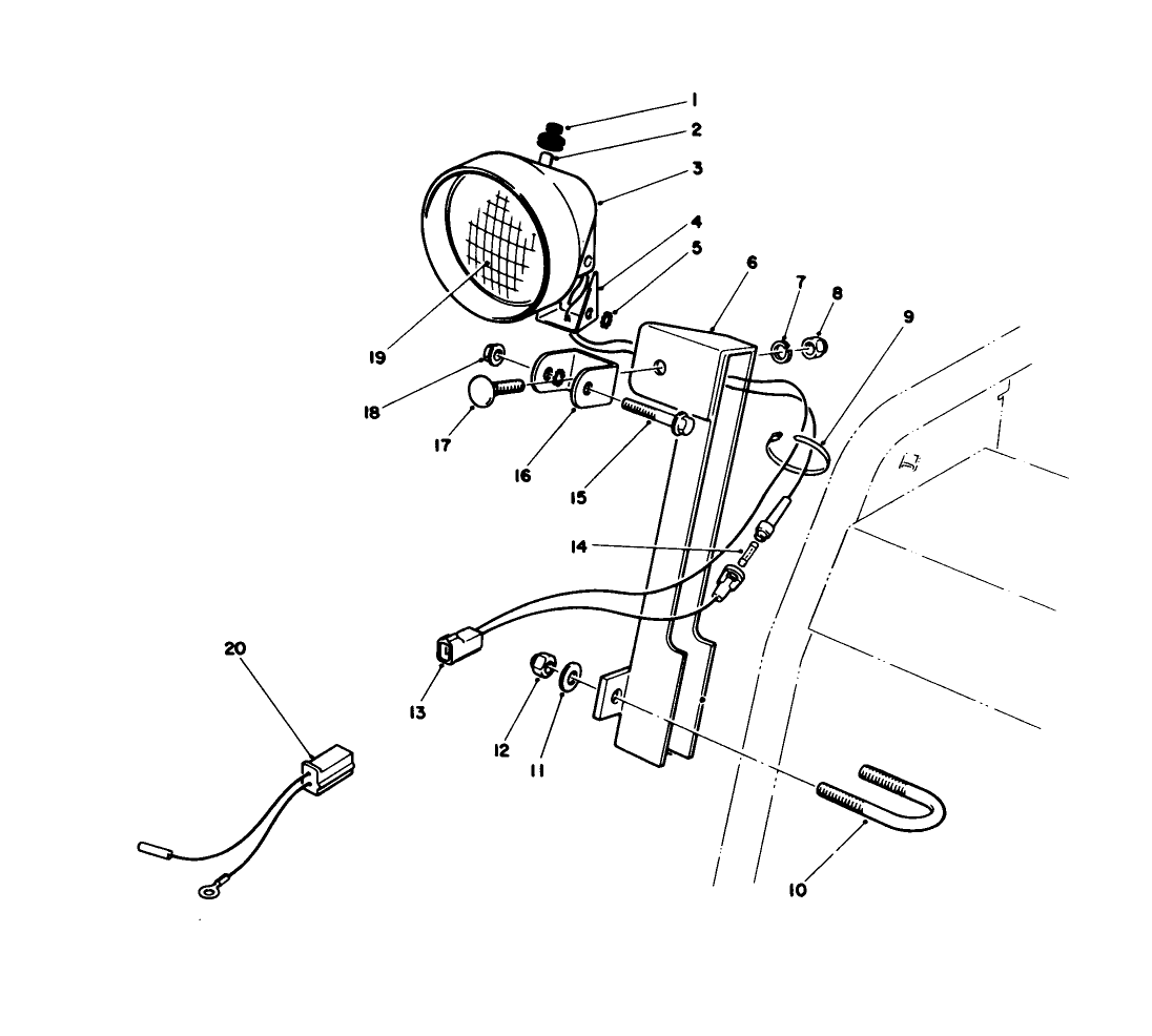Light Kit No. 66-7940 (optional)