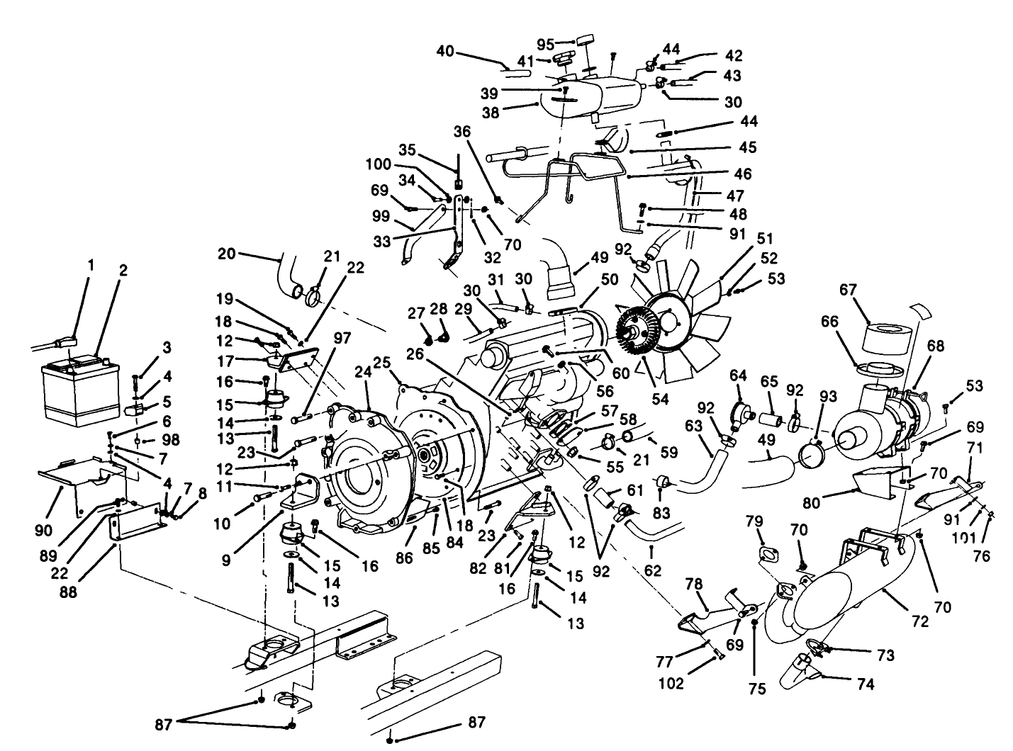 Engine Installation Assembly