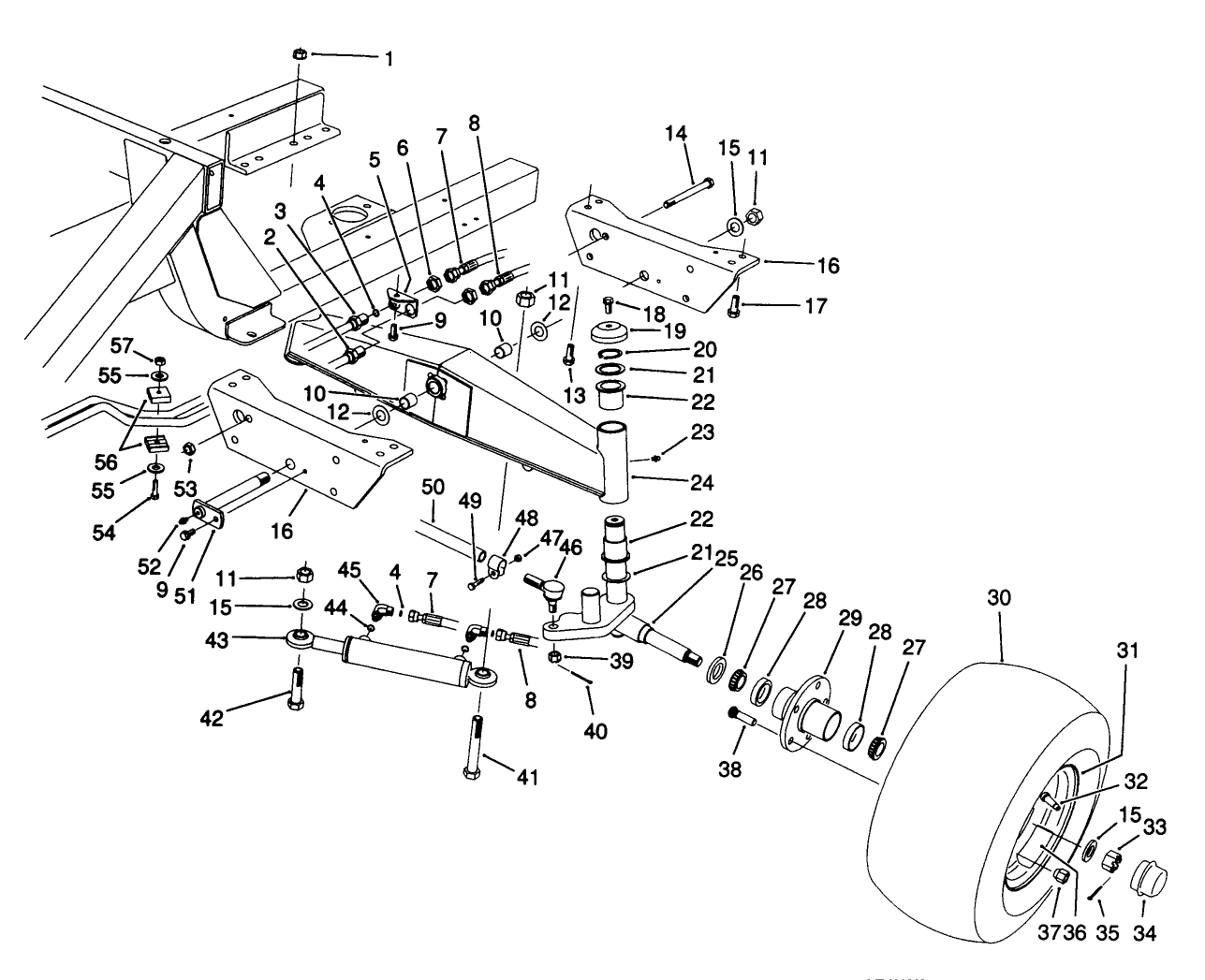 Rear Axle Assembly (model No. 03600)