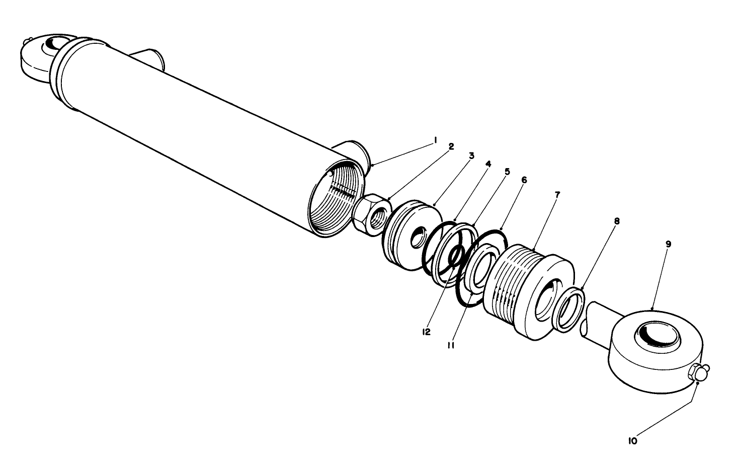 Hydraulic Cylinder No. 74-5530 (model No. 03600)