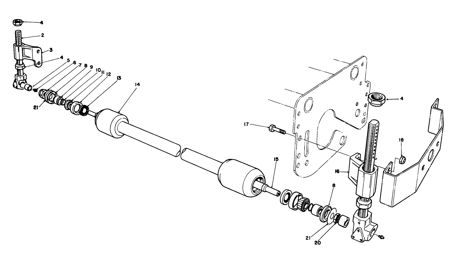 Sectional Roller (set Of 3) Model No. 03648 (opt)