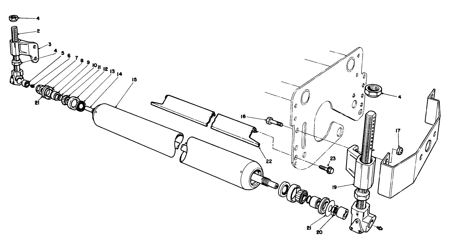 Front Roller Scraper No. 62-6220 (optional)