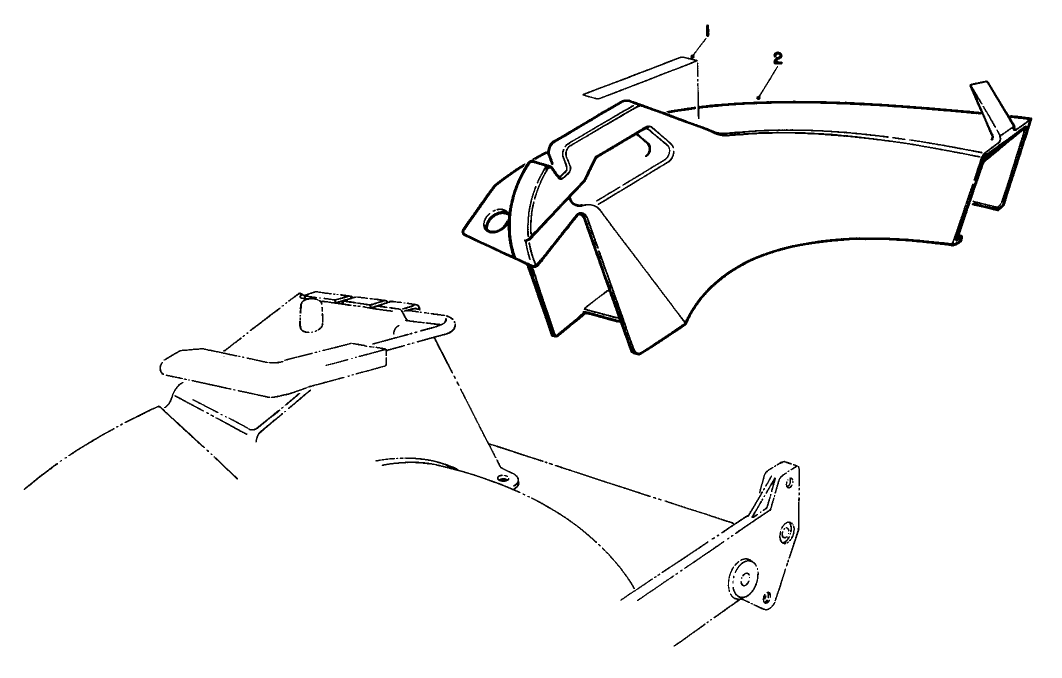 Side Discharge Chute Model No. 59168 (optional)