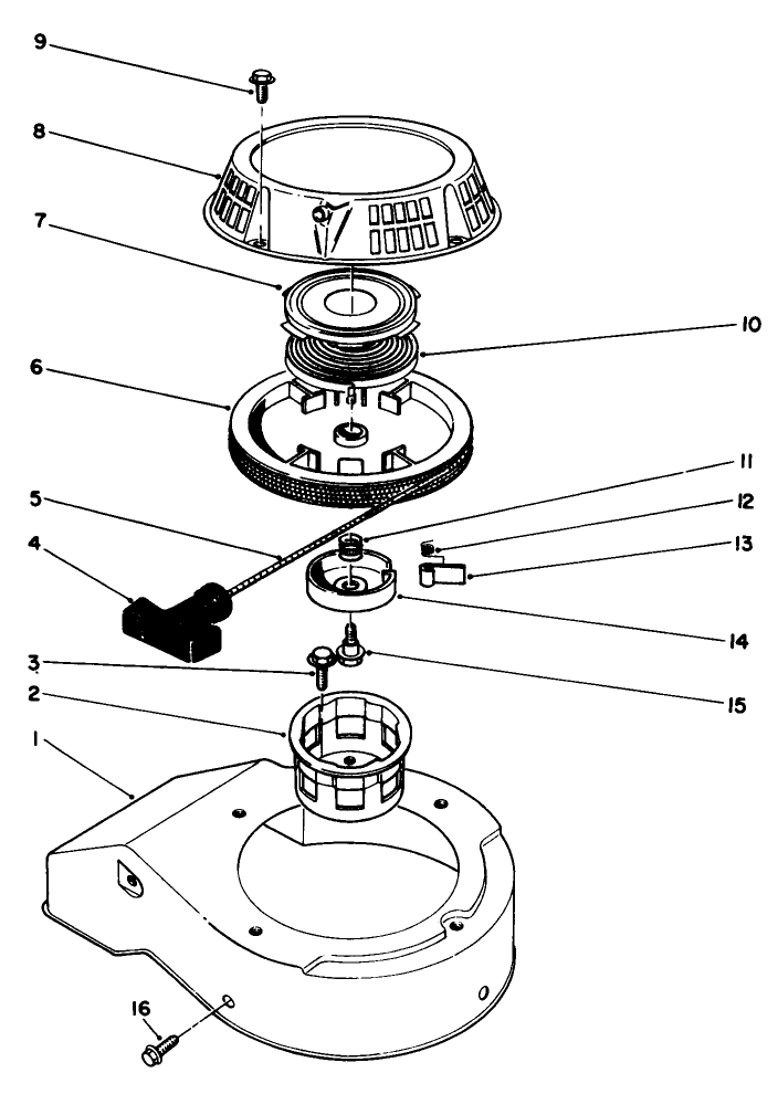 Recoil Assembly (model No. 47pm1-3)