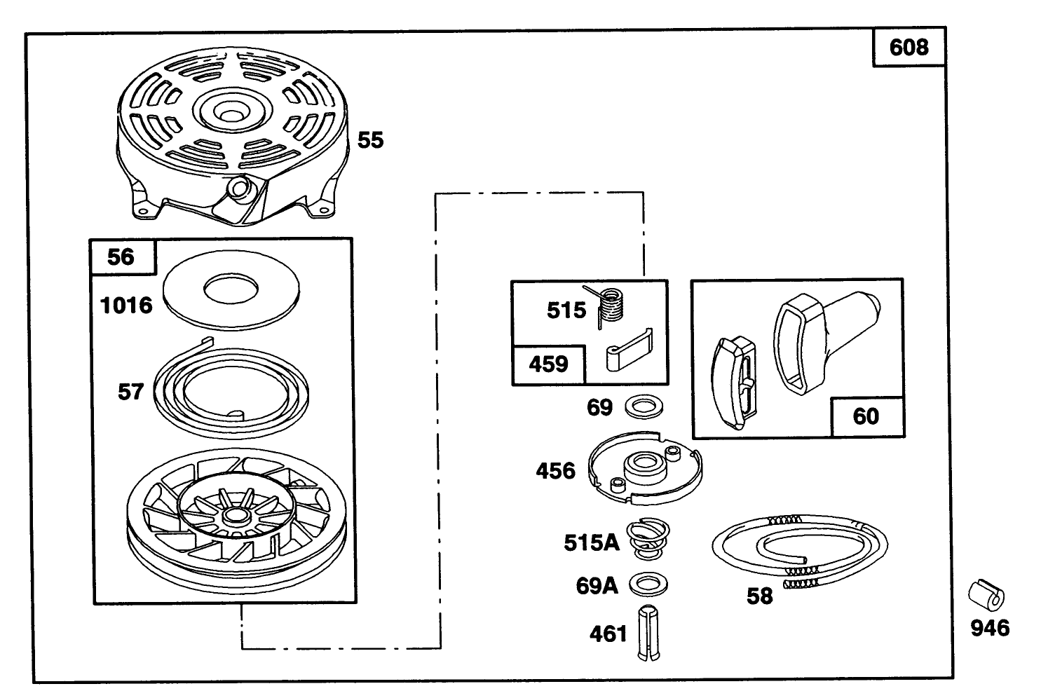Engine Briggs & Stratton Model 124702-3115-01