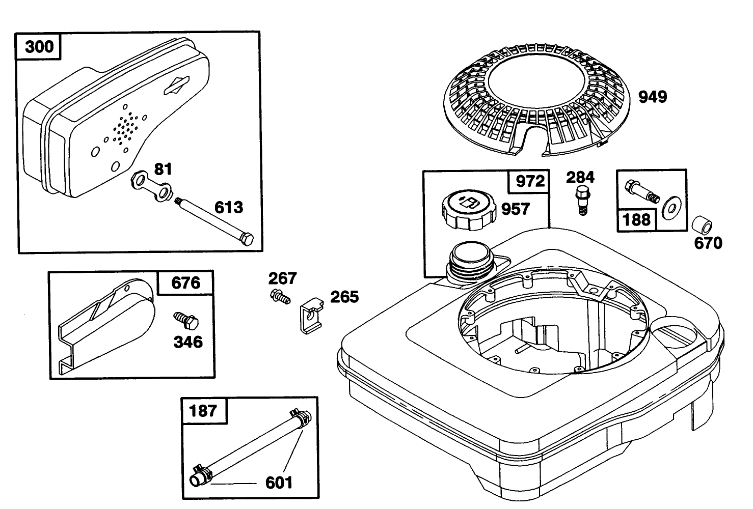 Engine Briggs & Stratton Model 124702-3115-01