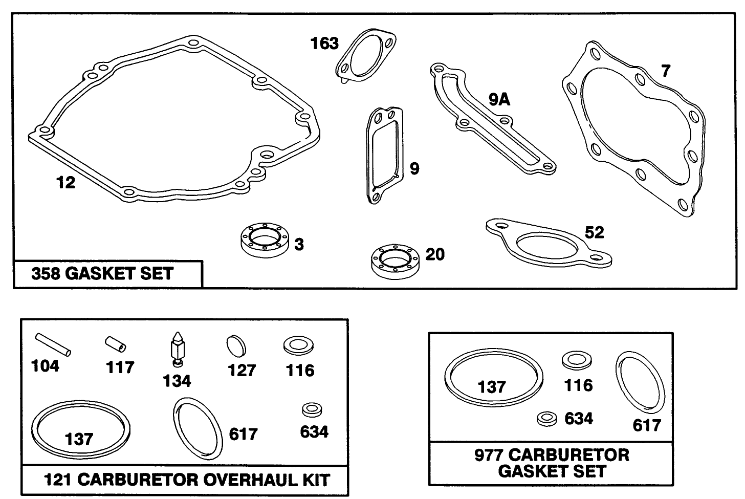 Engine Briggs & Stratton Model 124702-3115-01