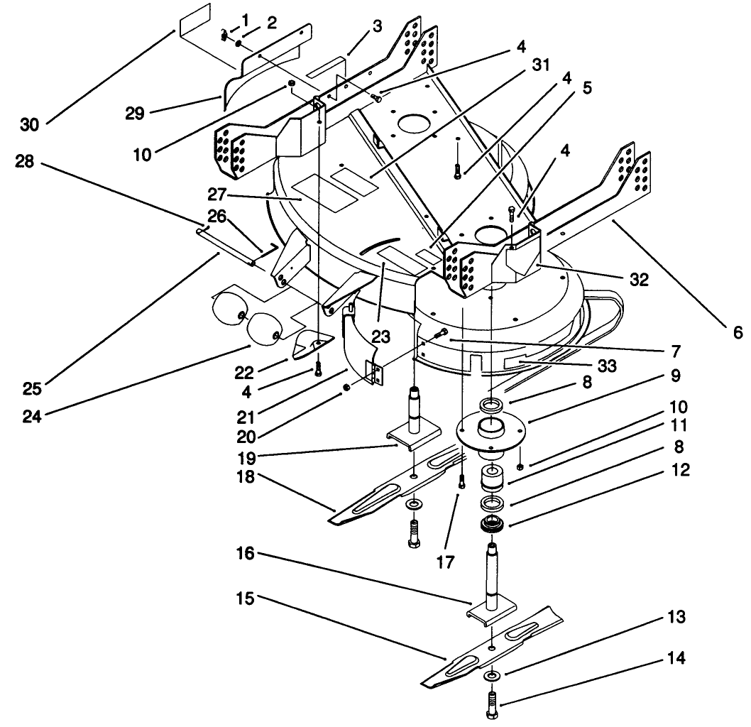 Deck & Spindle Assembly