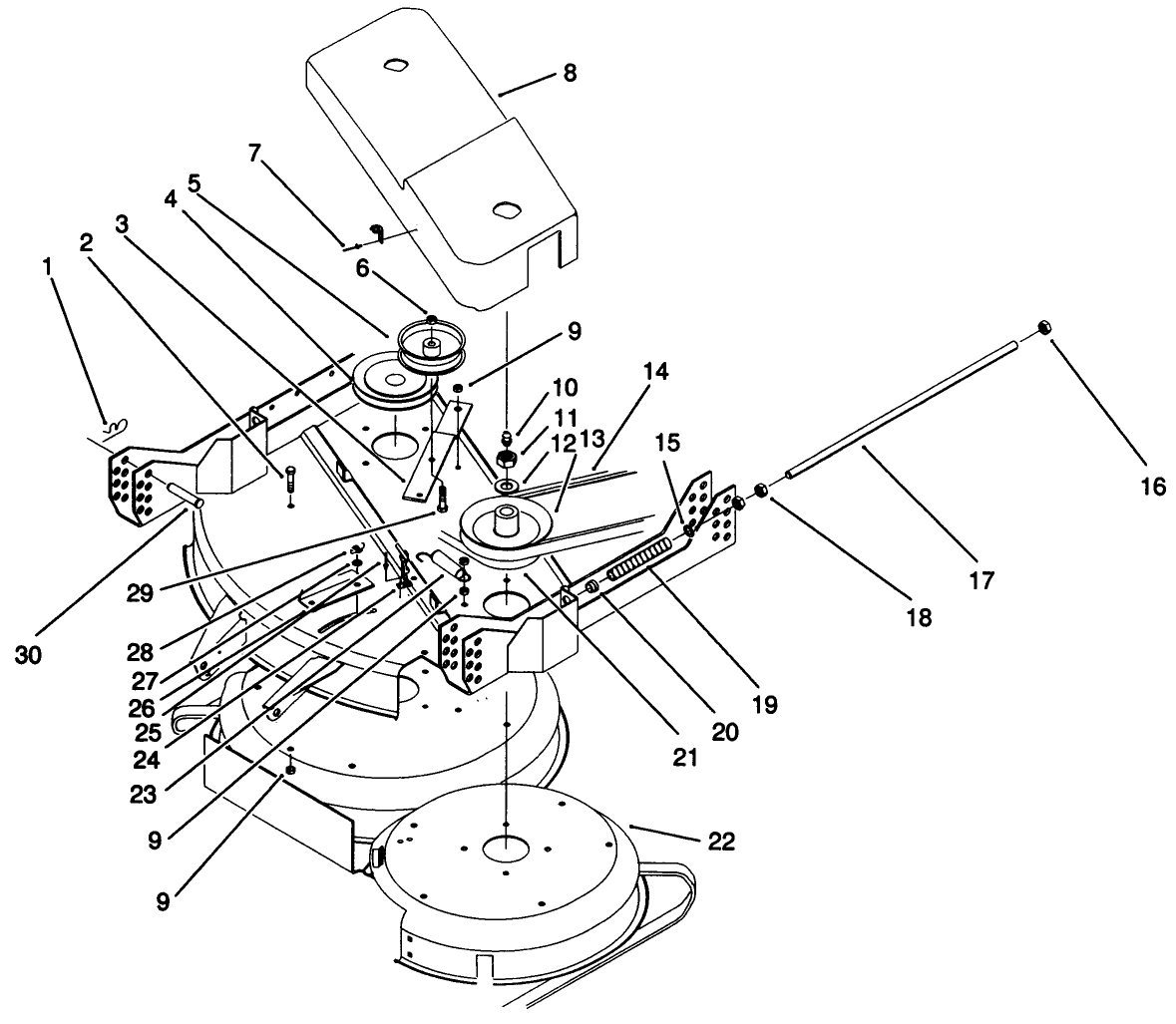 Cover & Pulley Assembly