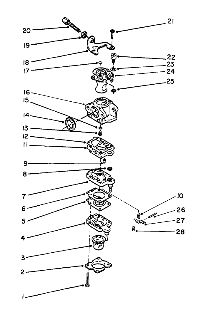 Carburetor Assembly (serial Nos. 2003224 & Up)