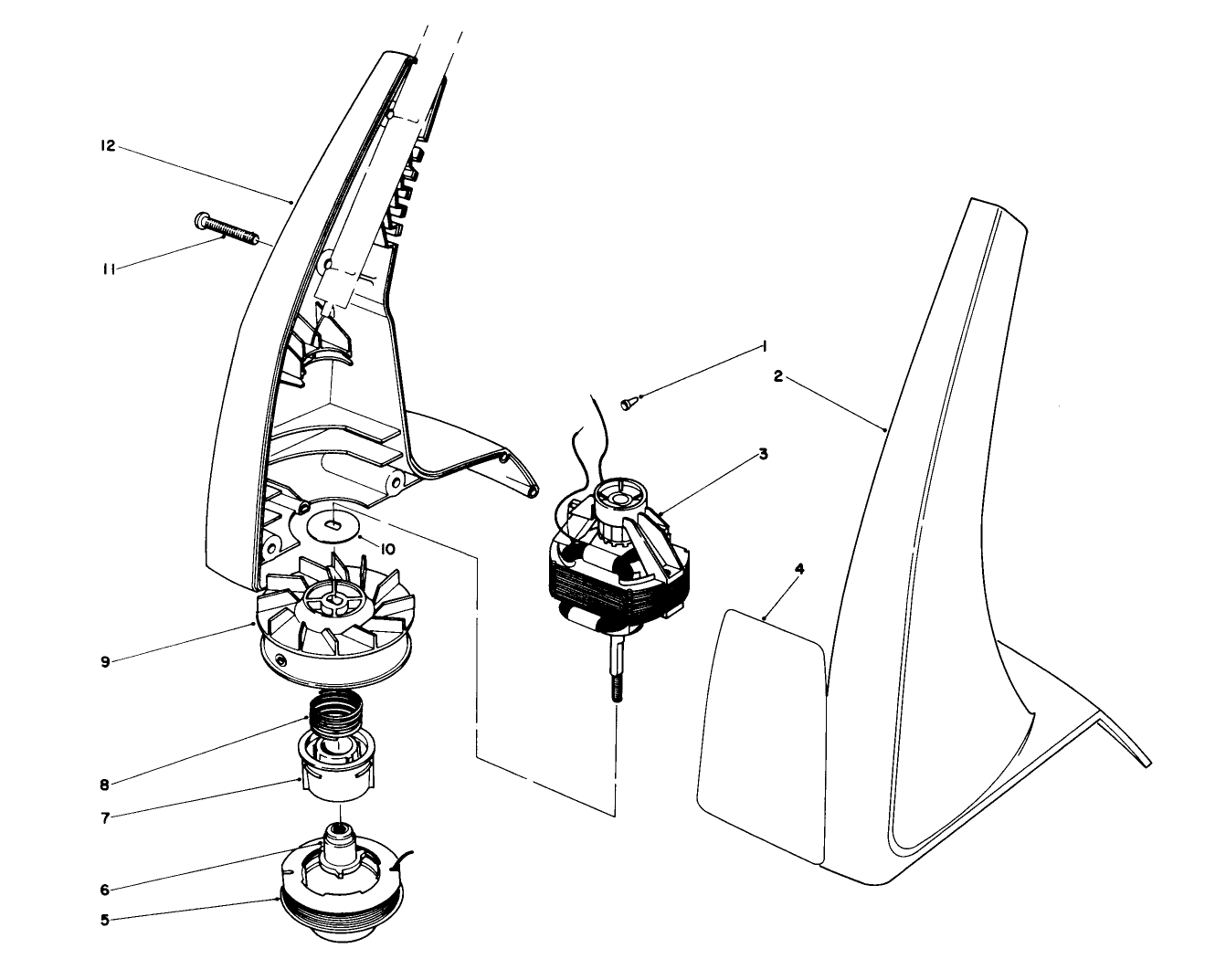 Motor And Housing Assembly