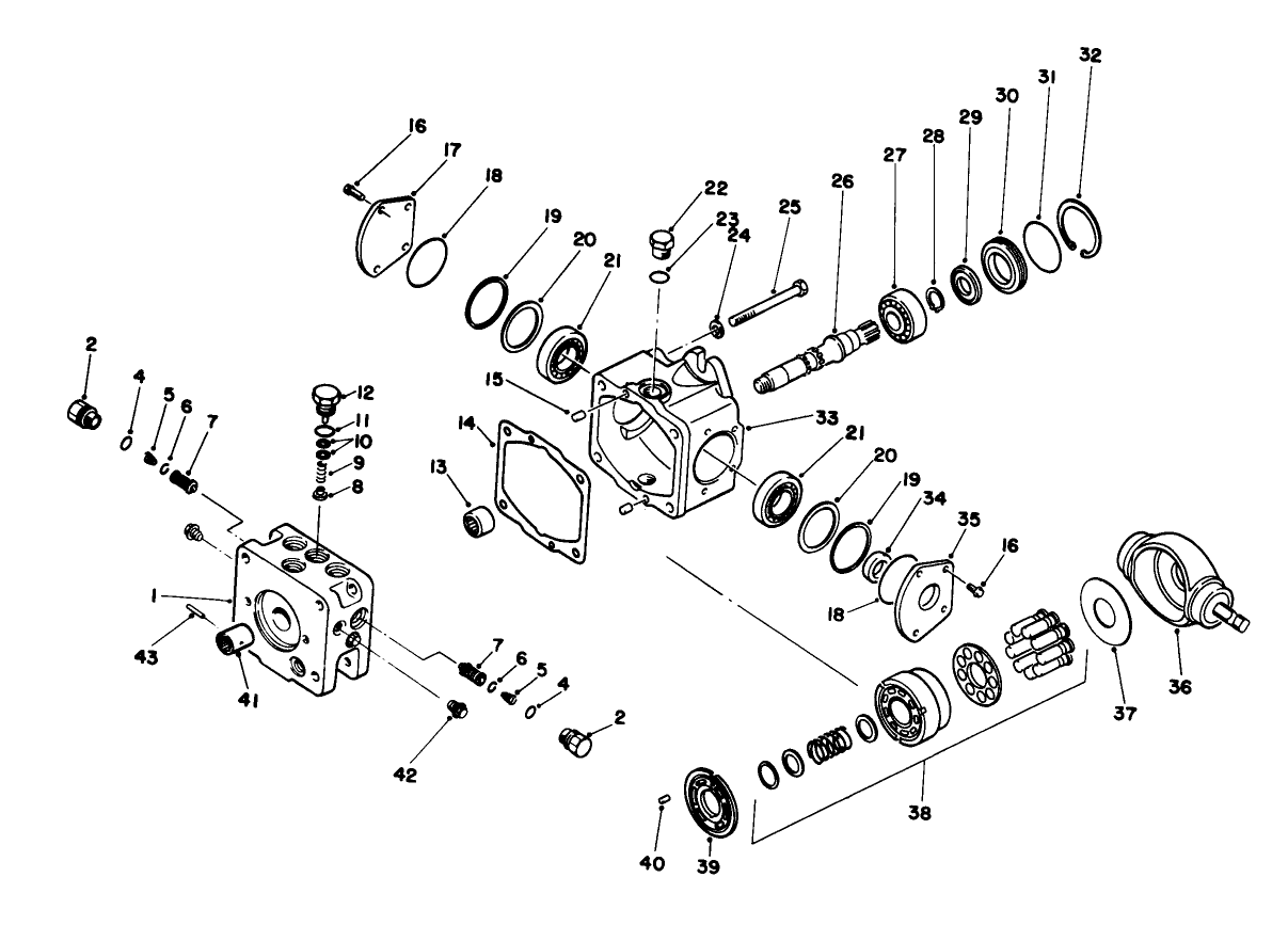 Traction Pump Assembly No. 86-5590