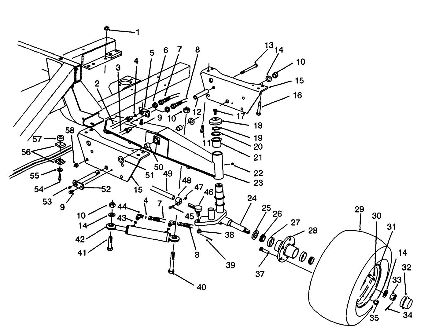 Rear Axle Assembly (model No. 30450)