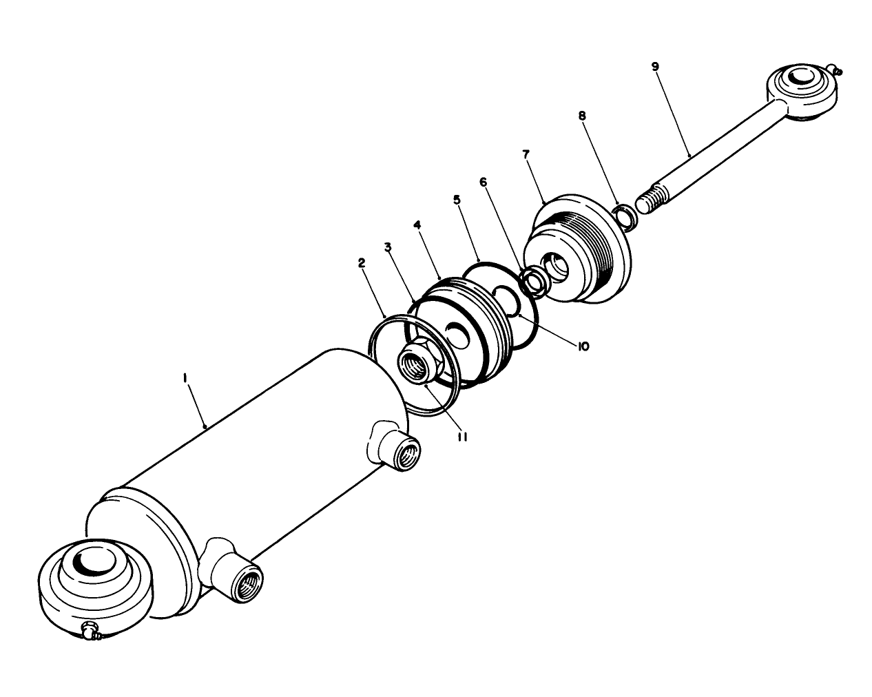 Hydraulic Cylinder No. 74-3450 (model No. 30455)