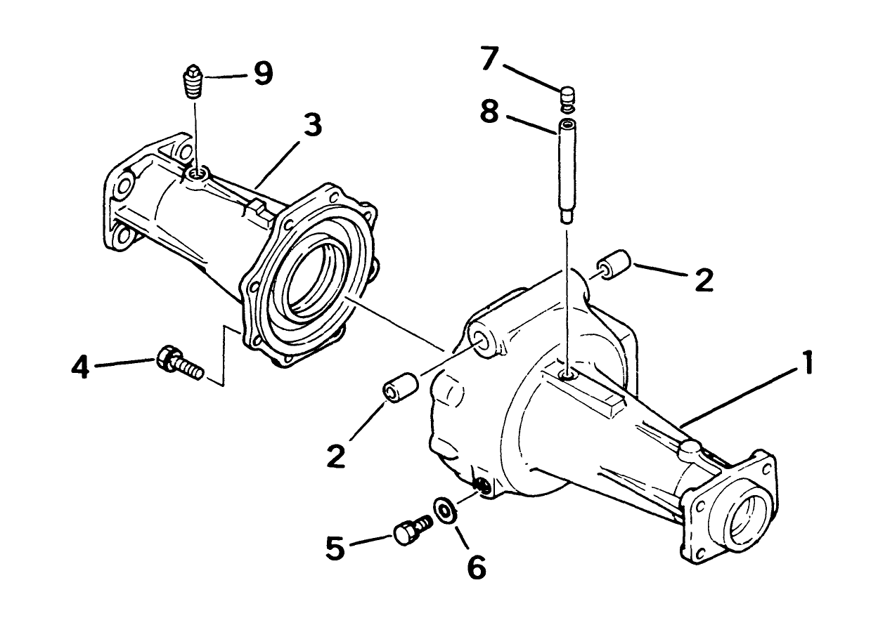 Axle Housing Assembly Axle No. 74-5620 (model No. 30455 Only)