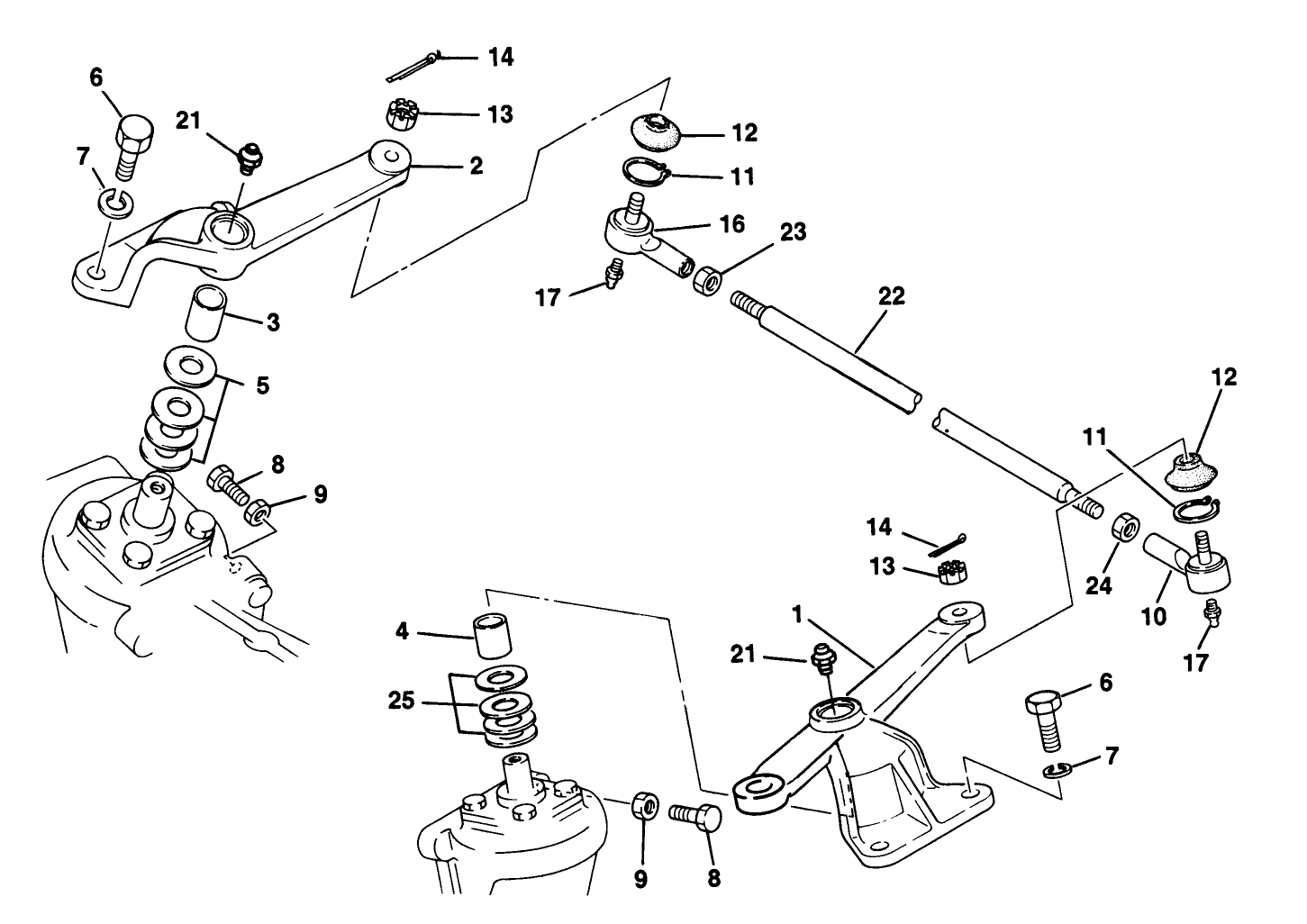 Steering Arm Linkage Axle No. 74-5620 (model No. 30455 Only)