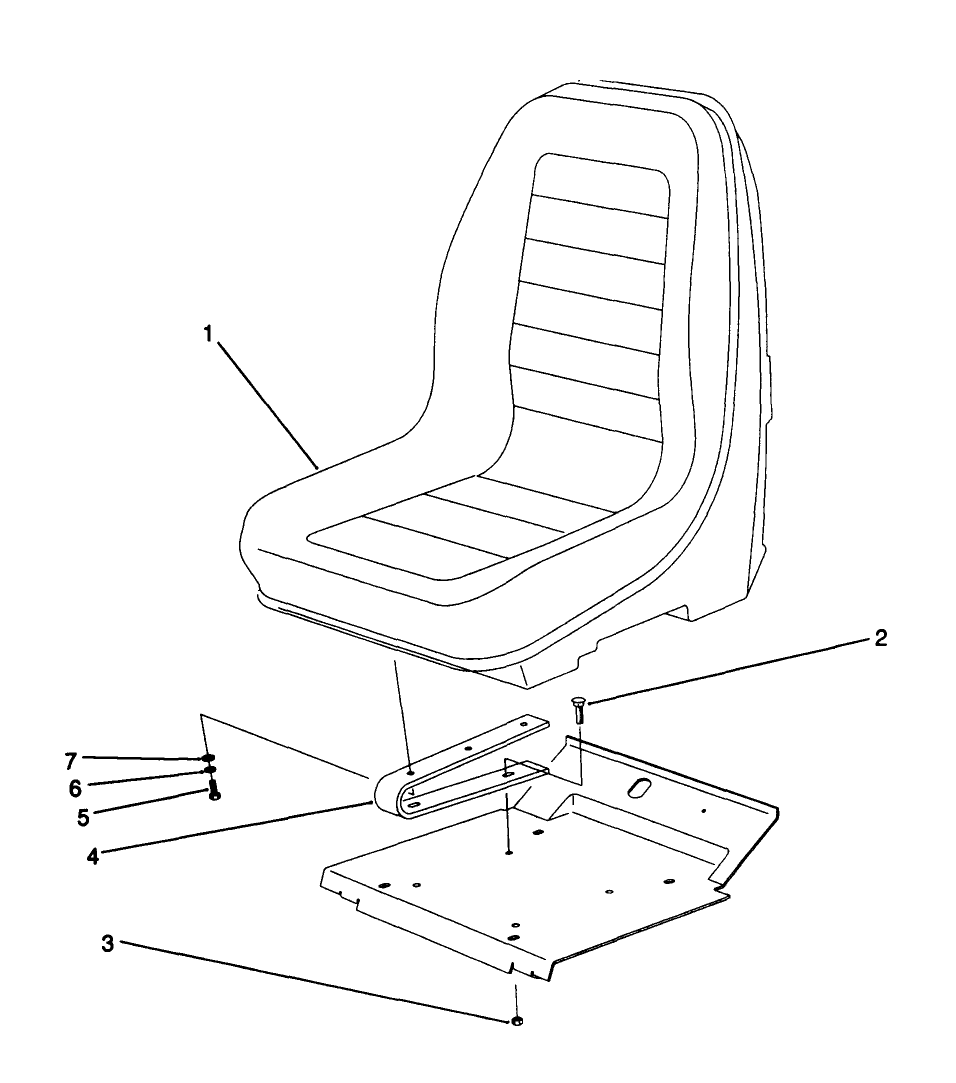 Low Seat Assembly (optional)