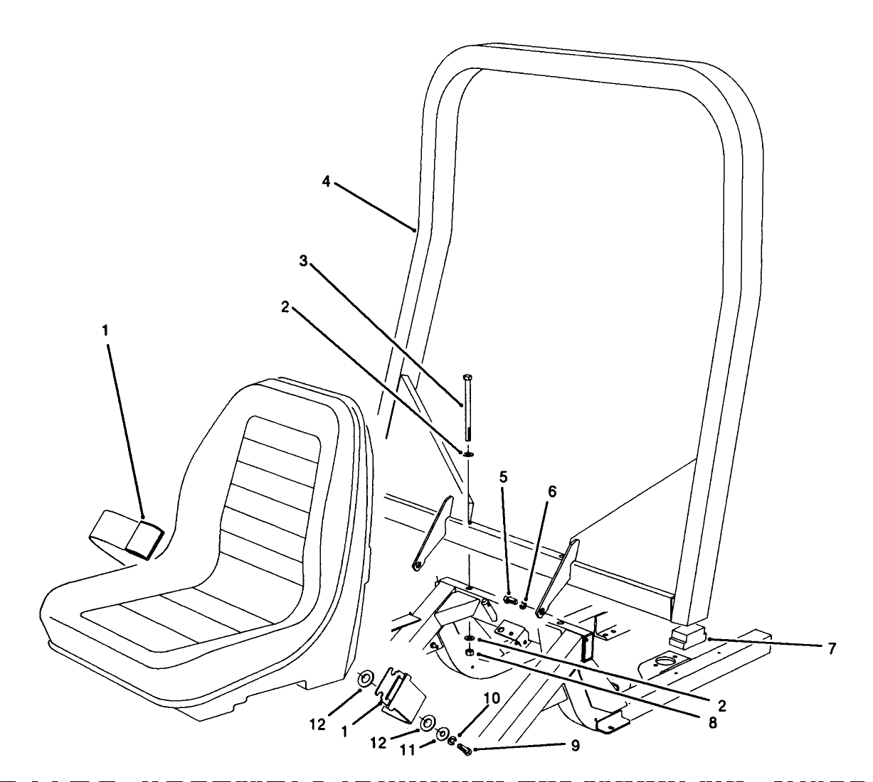 R.o.p.s. Assembly (standard For Model No. 30455)(optional For Model No. 30450)